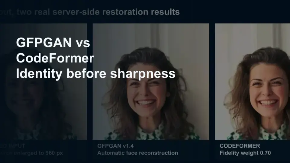 Cover image for AI Face Restoration: GFPGAN vs CodeFormer Compared
