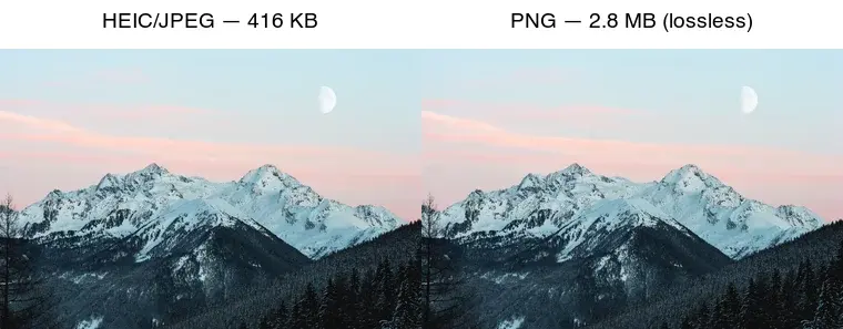 Cover image for HEIC to PNG: Convert iPhone Photos to Lossless PNG