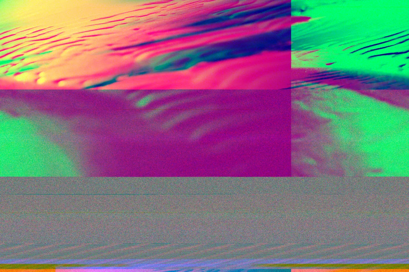 Colorful abstract art that lends itself to glitch treatment