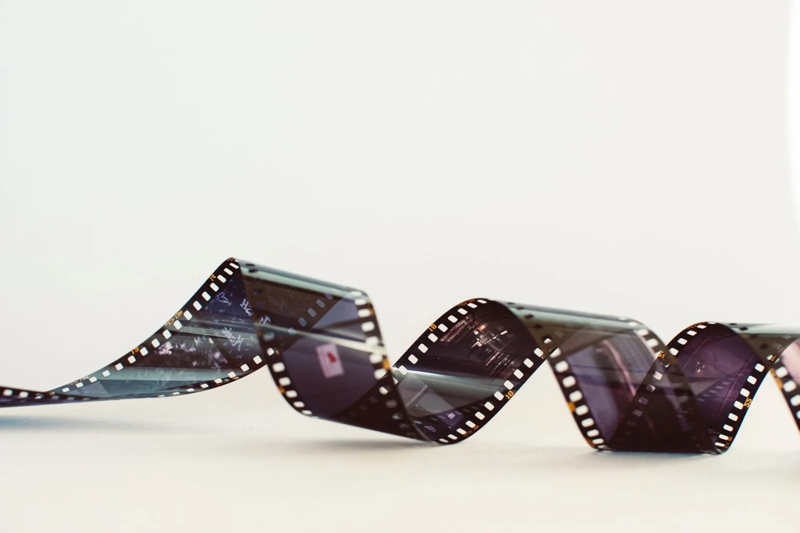 Classic photographic film, the medium whose negatives inspired the effect