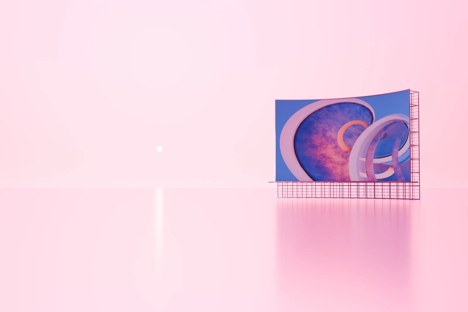A stunning 3D abstract artwork showing the detail a high-resolution PNG export preserves