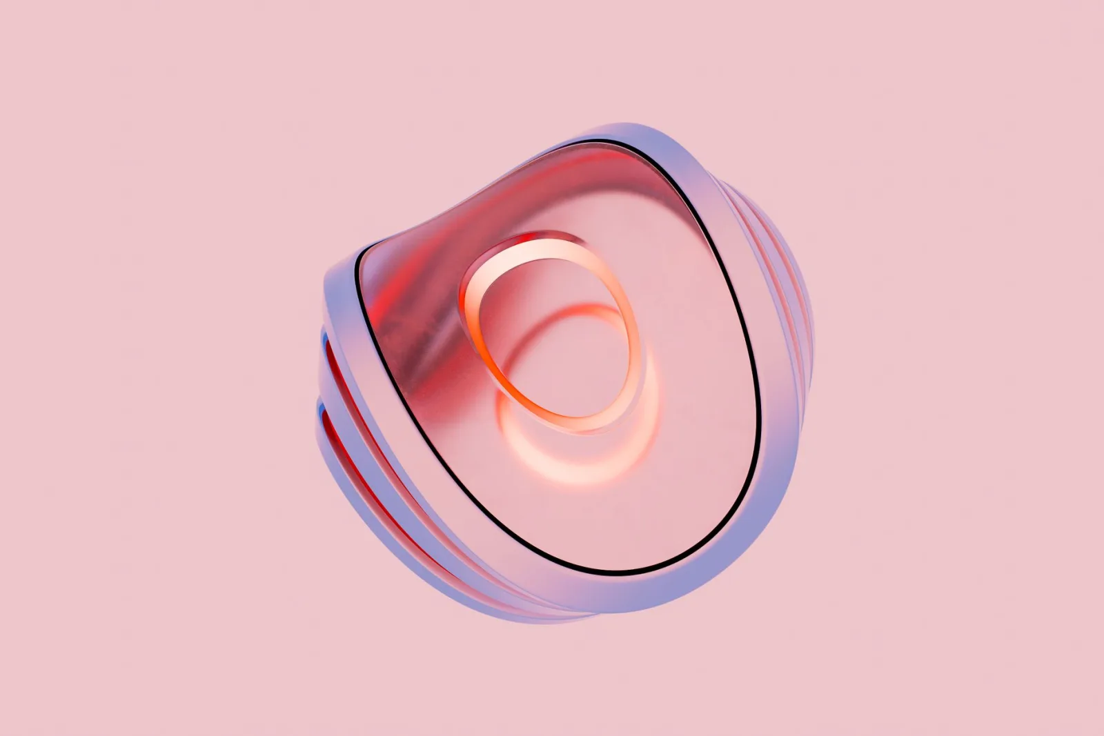 A dynamic 3D abstract shape, the kind of asset that needs the right export resolution
