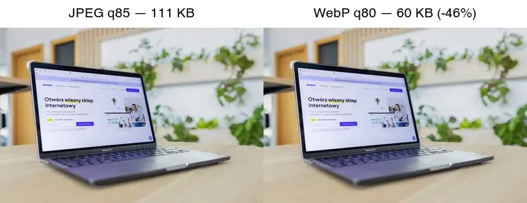 Cover image for WebP Converter: How to Convert Images to WebP (With Real Sizes)